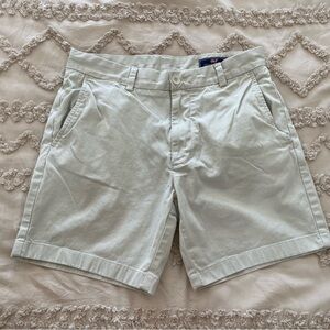 Vineyard Vines Men's Flat Front Shorts - Light Cream